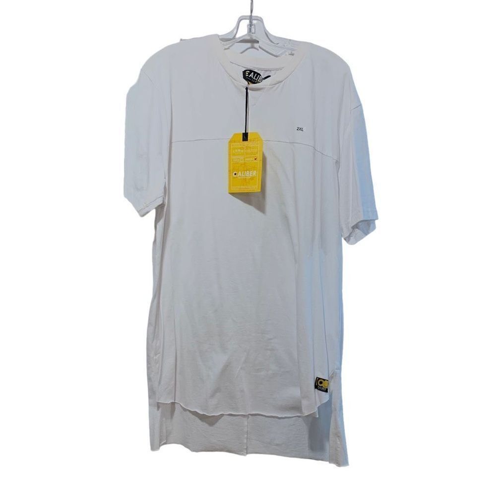 Caliber CDMG Men’s  Layered Tee-Shirt, White, NWT, Size 2XL‎